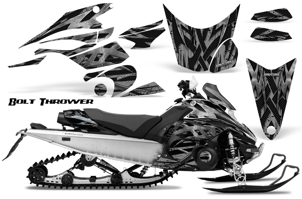 Yamaha FX Nytro 2010 Graphics Kit Bolt Thrower Silver